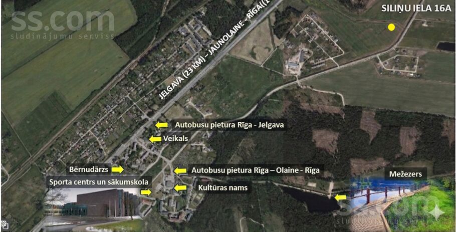 Siliņu iela 16a, Lubauši, Rīgas rajons, Olaines pag. — zeme