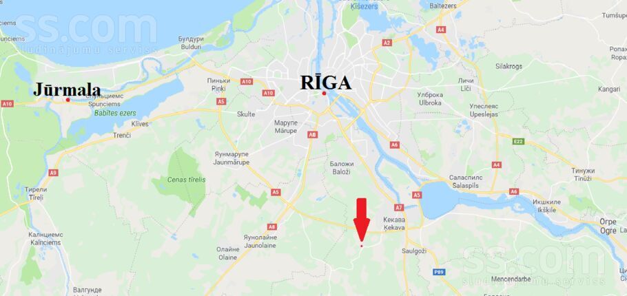 Mazā Kreimeņu iela 1, Ķekava, Rīgas rajons, Ķekavas pag. — zeme