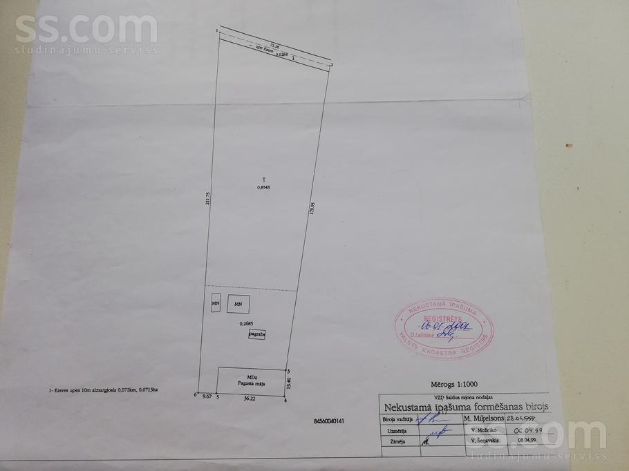 Ezerkrogs, Saldus un raj., Jaunauces pag. — vienseta