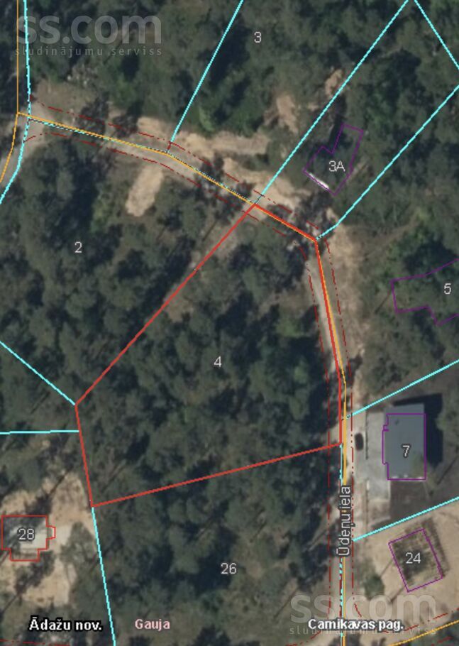 Ūdeņu iela 4, Gauja, Rīgas rajons, Carnikavas nov. — zeme