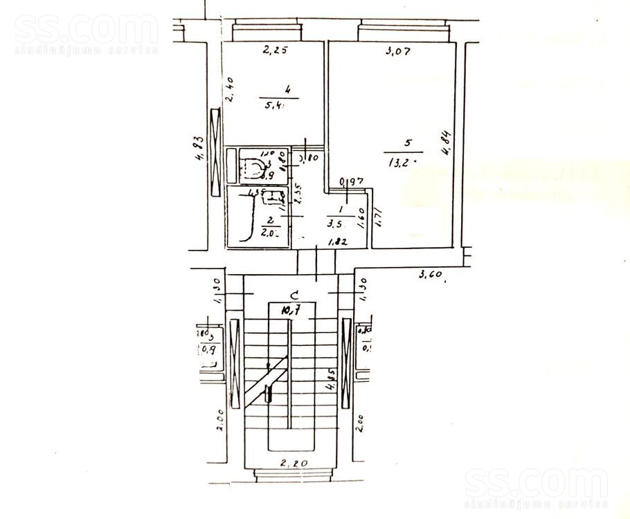 Šķēdes 13, Liepāja un raj., Liepāja — dzivoklis