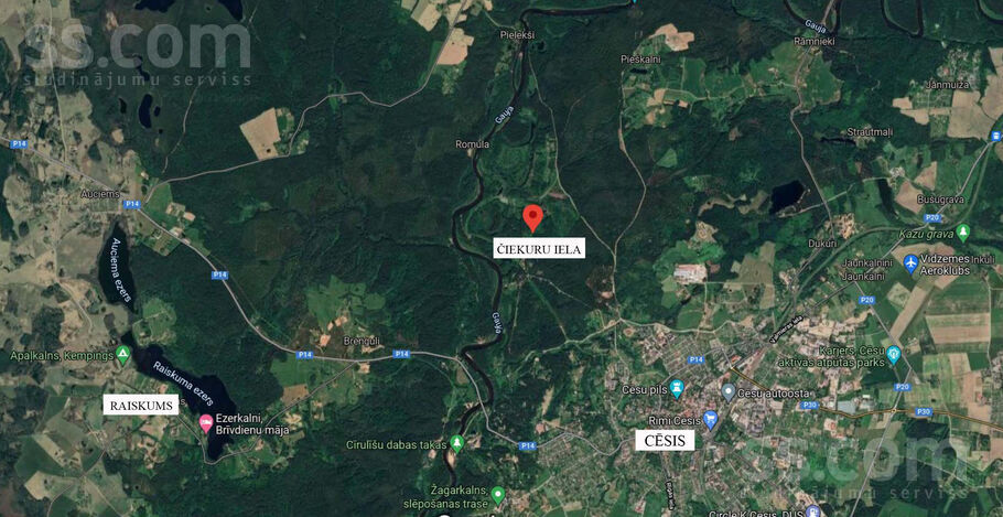 Dzirnavu iela 60a, Cēsis un raj., Cēsis — zeme