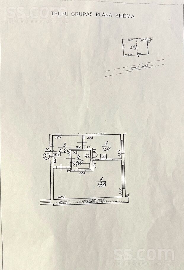 Puķu 1, Rauna, Cēsis un raj., Raunas pag. — dzivoklis