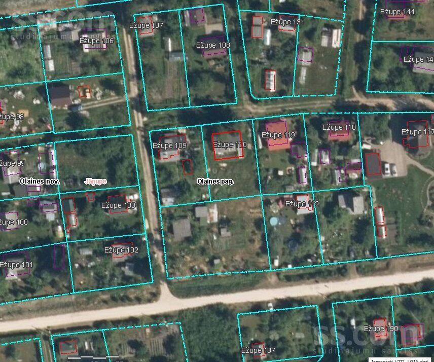 Ežupe 120, Jāņupe, Rīgas rajons, Olaines pag. — zeme