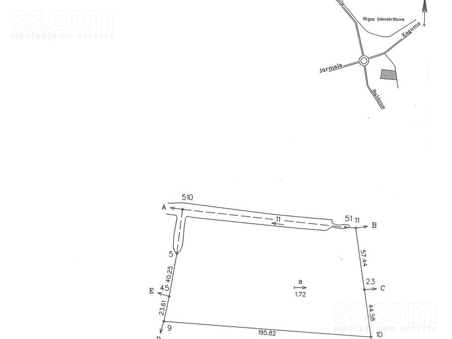 Rostoki, Saulgoži, Rīgas rajons, Ķekavas pag. — zeme