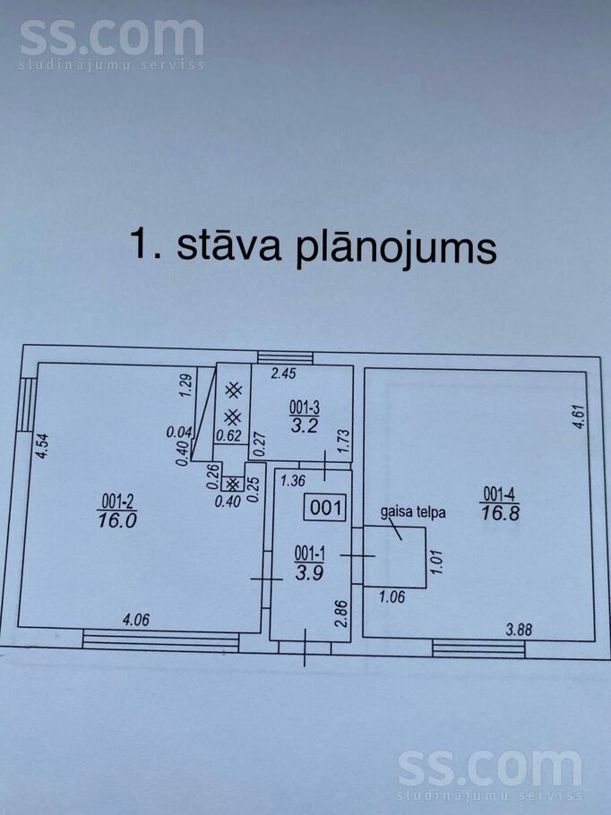 Auseņu iela 1, Gaisma, Rīgas rajons, Saulkrastu l. t. — maja