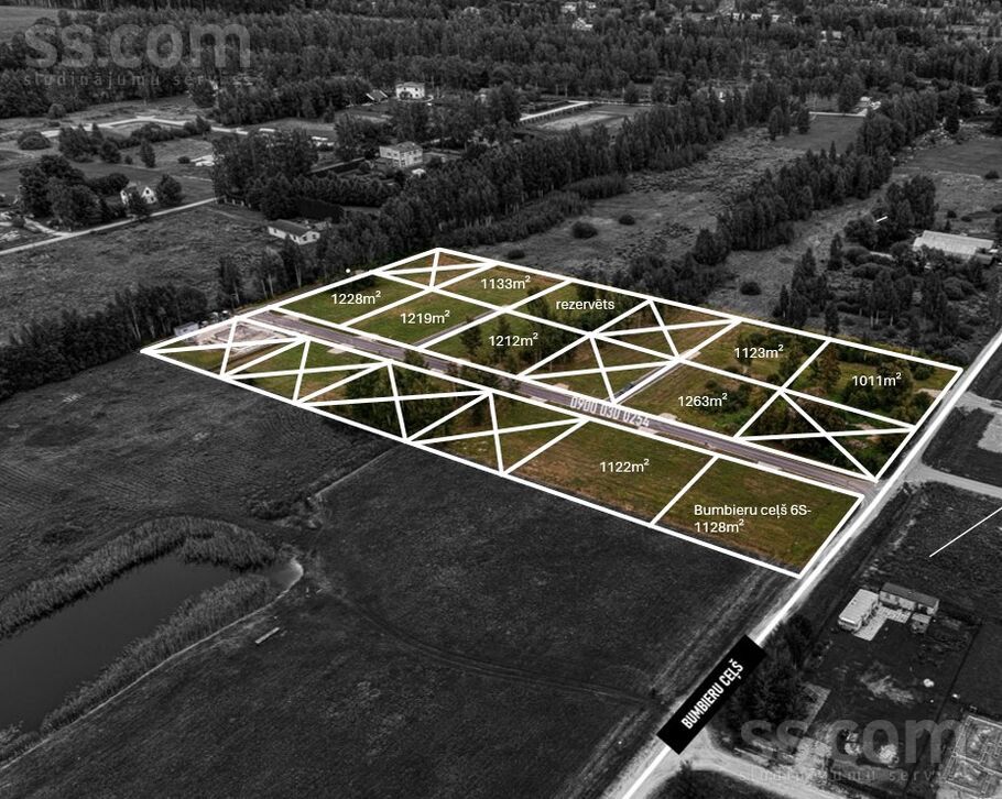 Bumbieru ceļš 6s, Jelgava un raj., Jelgava — zeme