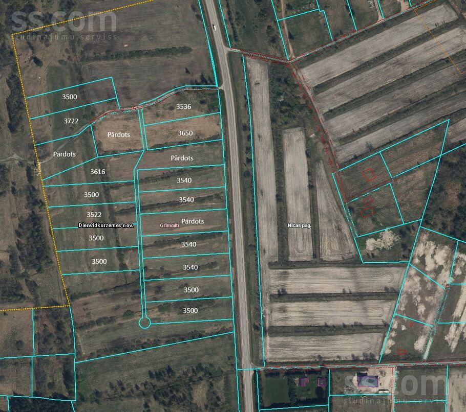 Grīnvalti, Liepāja un raj., Nīcas pag. — zeme