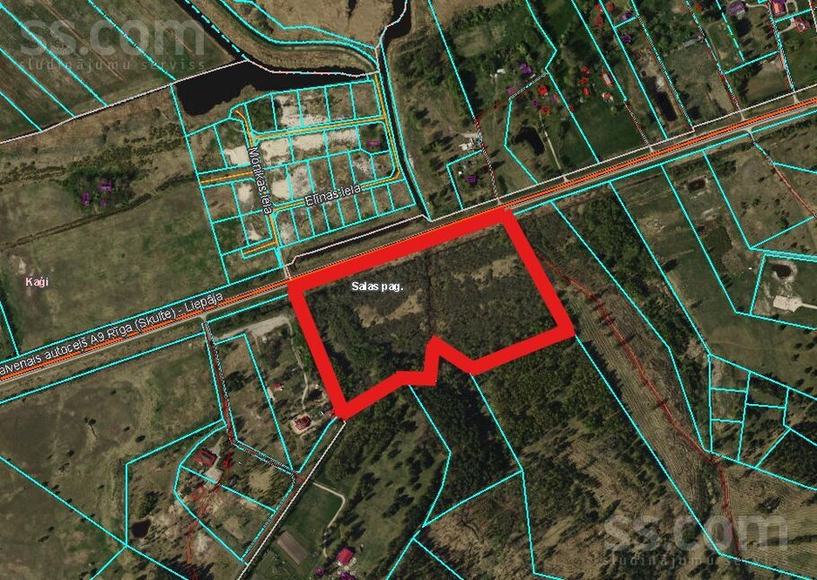 Pētersoni, Kaģi, Rīgas rajons, Salas pag. — zeme