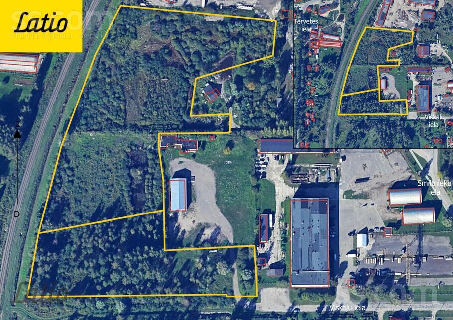 Viskaļu, Jelgava un raj., Jelgava — zeme