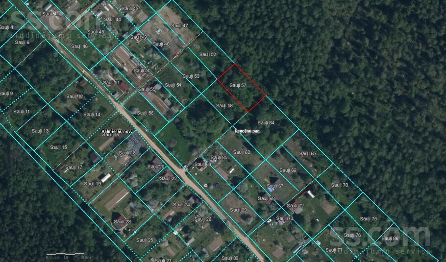 Sauļi 6, Sauļi, Valmiera un raj., Rencēnu pag. — zeme