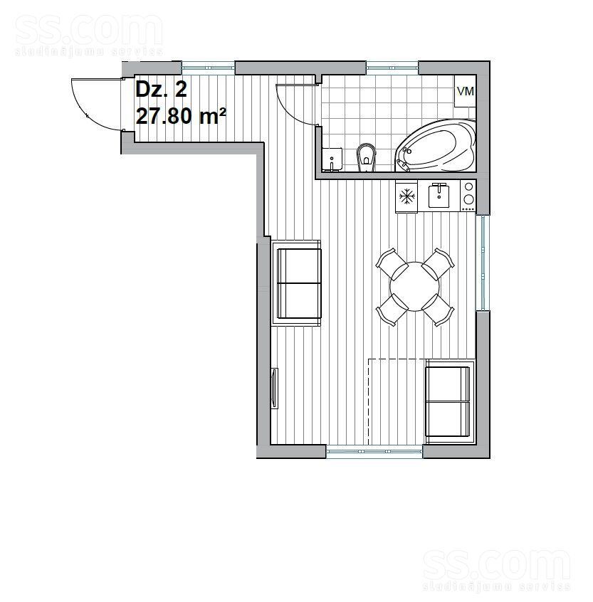 Dzelzceļa 3a, Jūrmala — dzivoklis