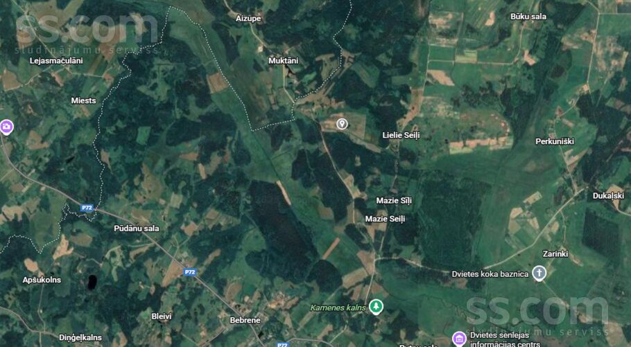 Pļavas, Bebrene, Daugavpils un raj., Bebrenes pag. — zeme