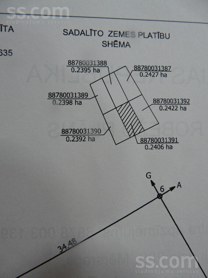 Vēju 20, Mērsrags, Talsi un raj., Mērsraga pag. — zeme
