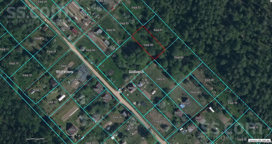 Sauļi 6, Sauļi, Valmiera un raj., Rencēnu pag. — zeme