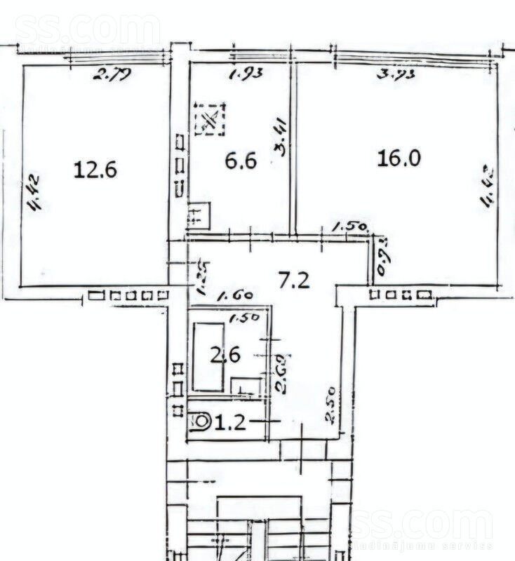 Lauku iela 58, Liepāja un raj., Liepāja — dzivoklis
