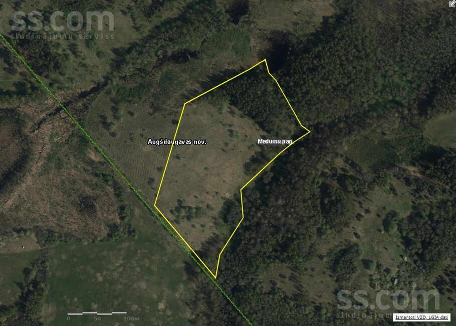 Kāši-Ventas, Daugavpils un raj., Medumu pag. — zeme