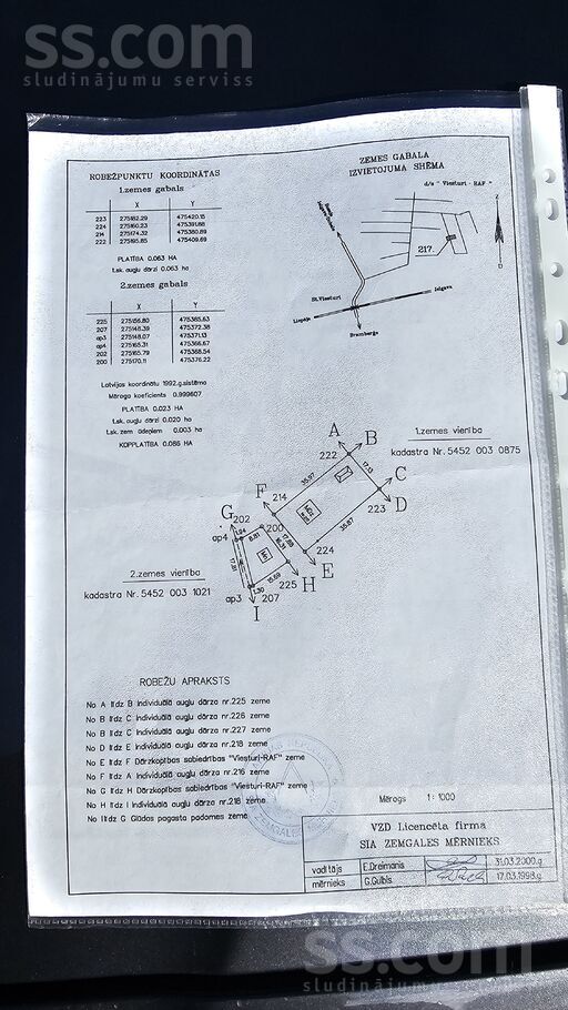 Viesturi Raf 217, Jelgava un raj., Jelgava — maja