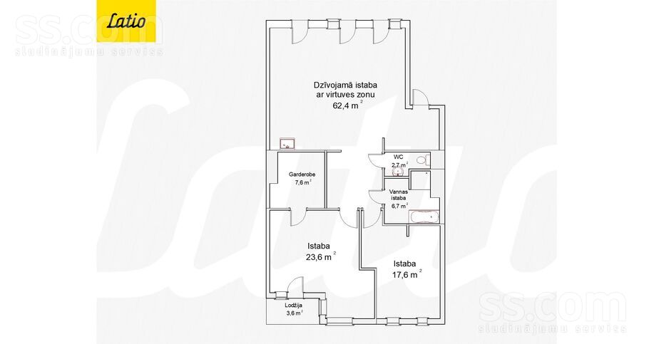 Jeruzalemes 10, Rīga — dzivoklis