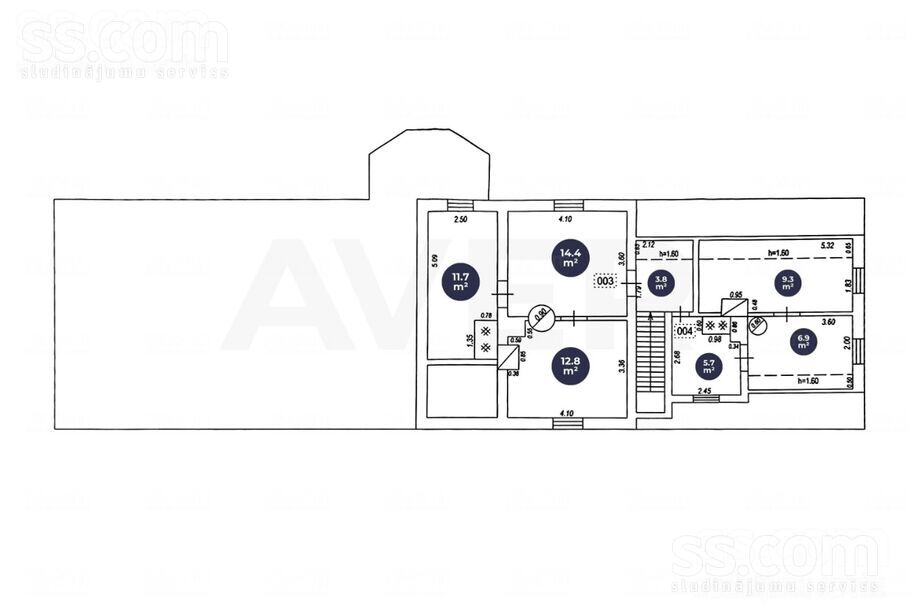 Vilnīši, Vireši, Alūksne un raj., Virešu pag. — telpa