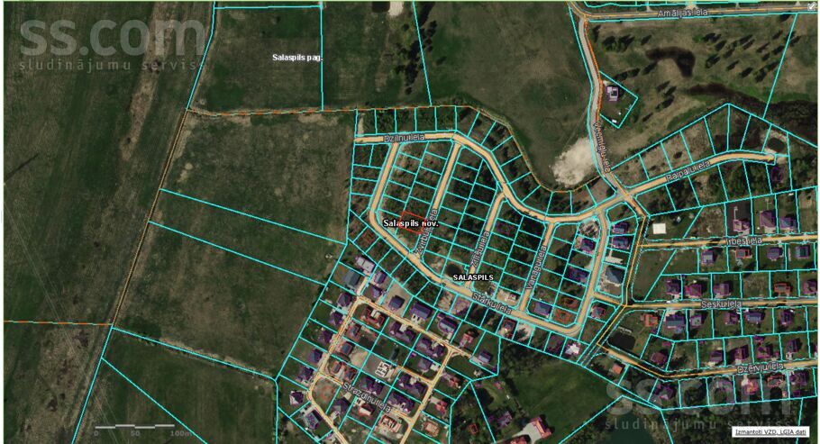 Zvirbuļu iela 12, Rīgas rajons, Salaspils — zeme