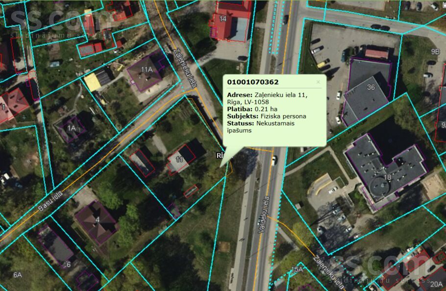 Zaļenieku 11, Rīga — maja