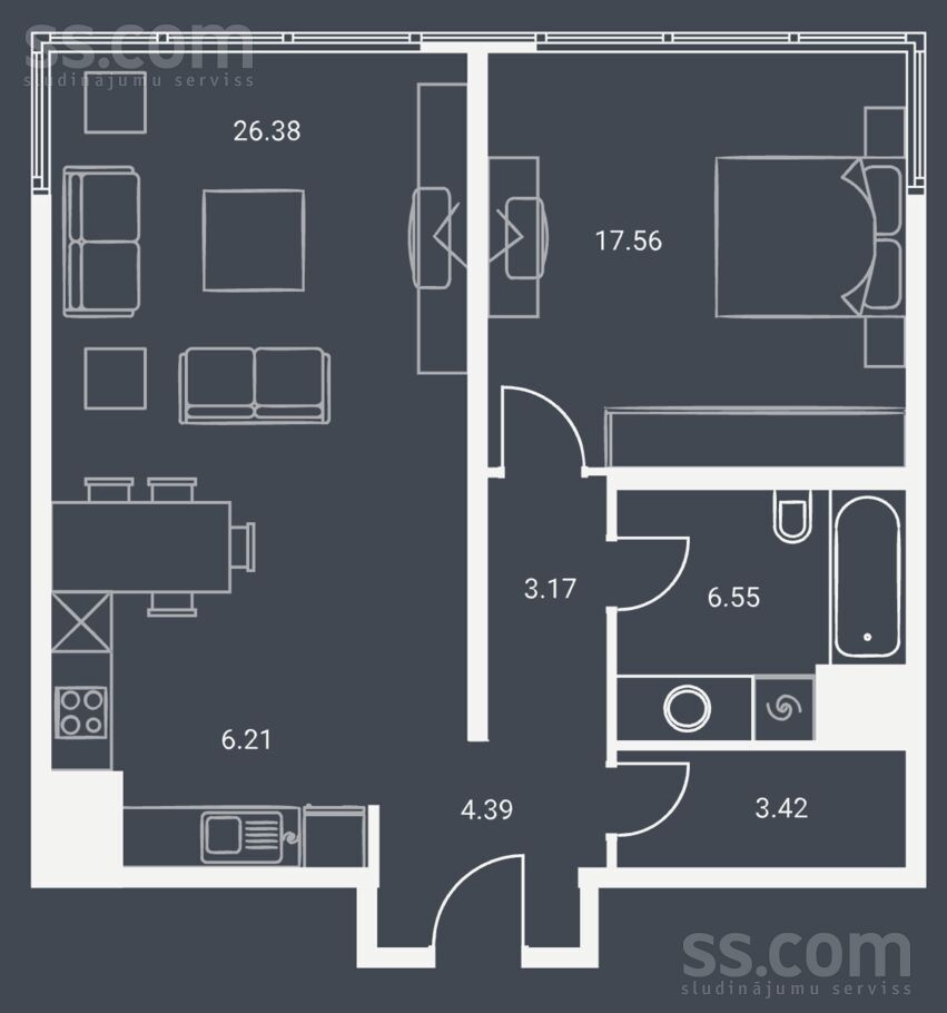 Lielirbes 15, Rīga — dzivoklis