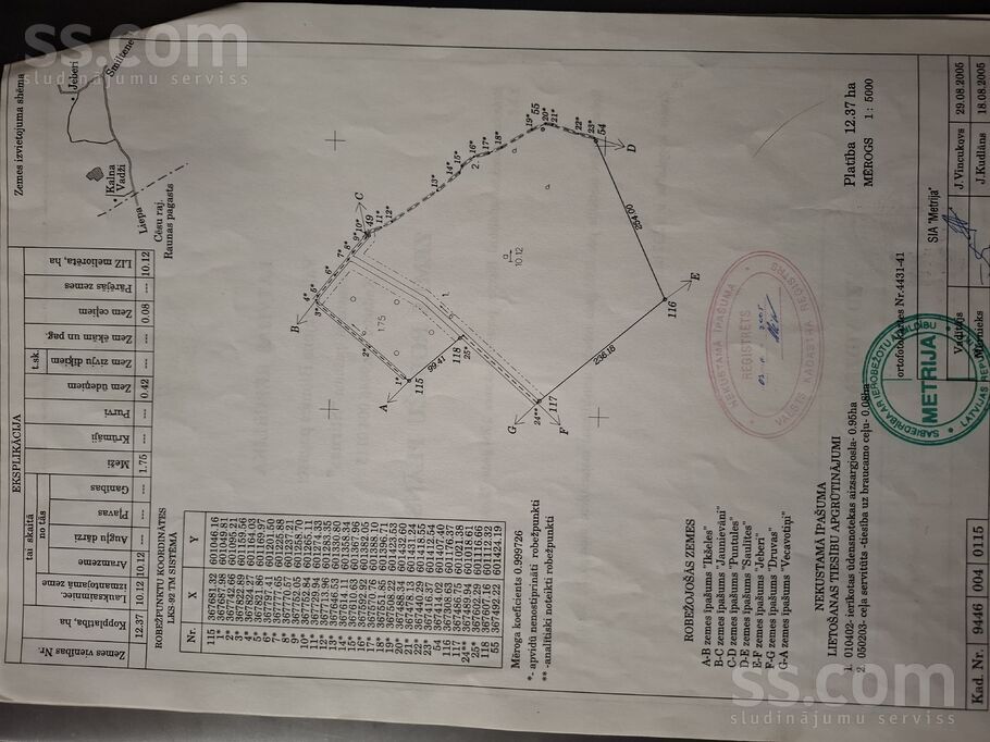 Stirnas, Valka un raj., Blomes pag. — zeme