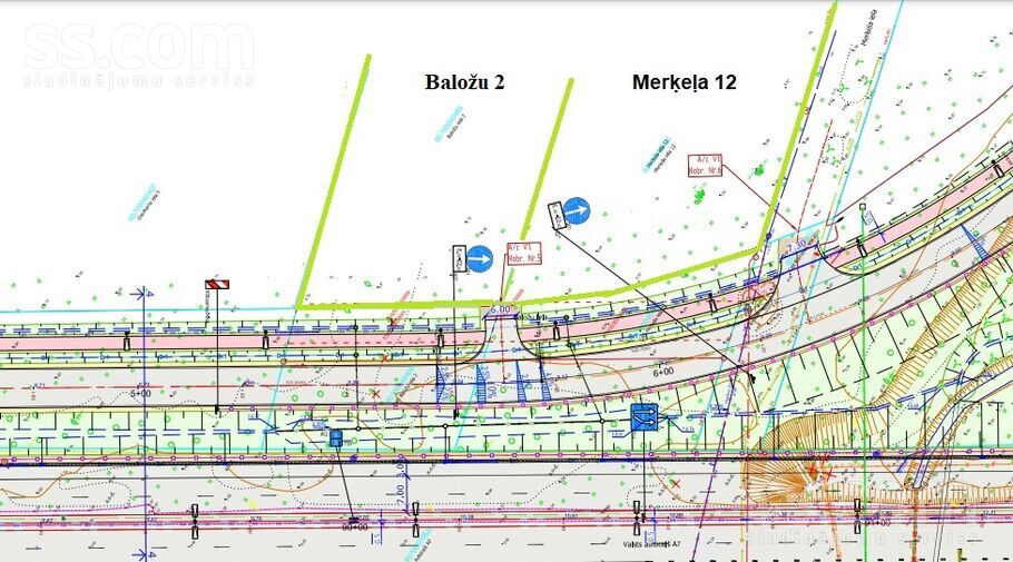 Merkeļa iela 12, Rāmava, Rīgas rajons, Ķekavas pag. — zeme