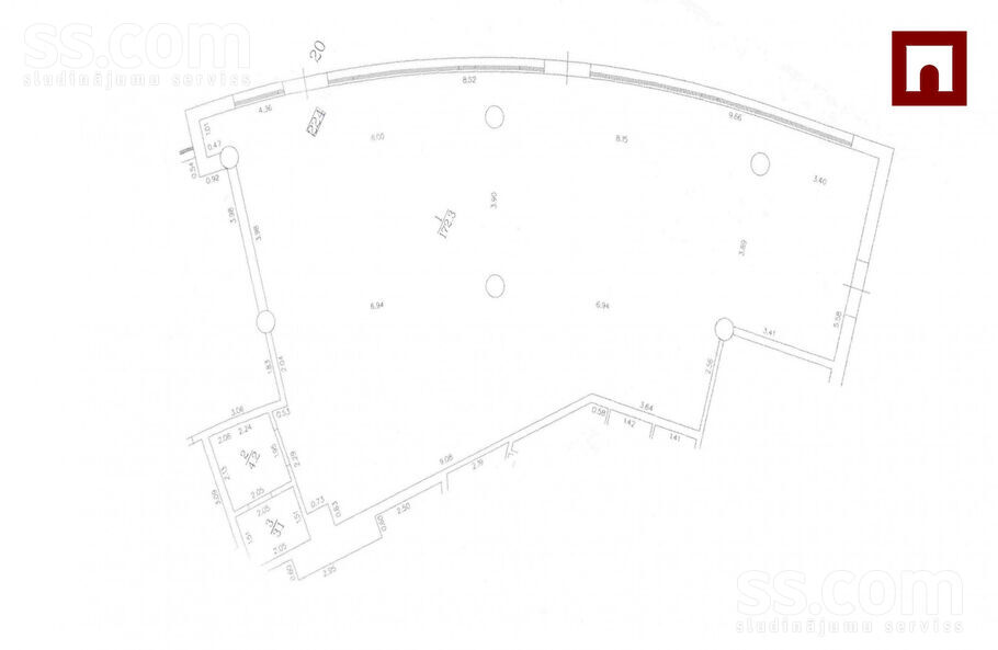 Republikas laukums 3, Rīga, centrs — telpa