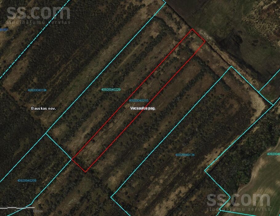 Mežāboli, Ozolaine, Bauska un raj., Vecsaules pag. — zeme