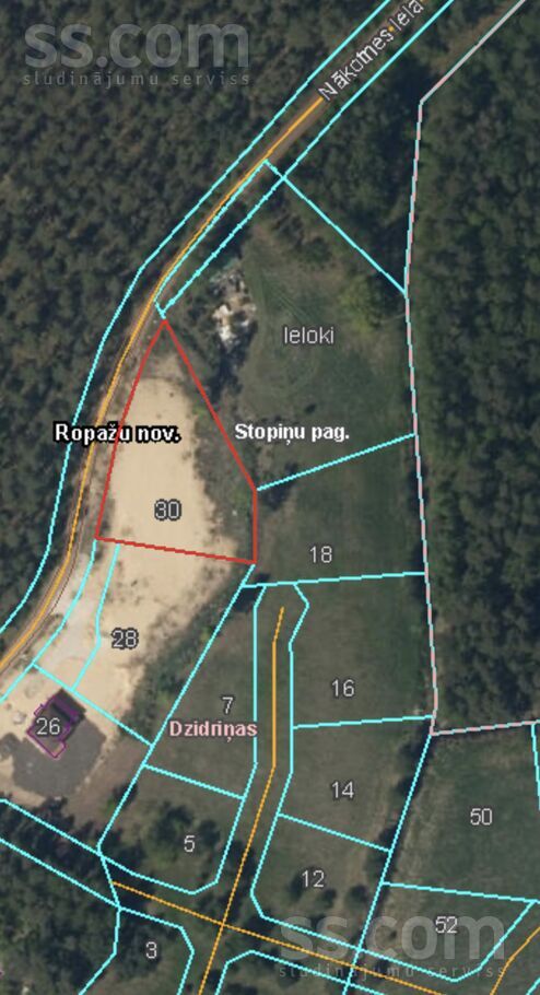 Nākotnes iela 30, Dzidriņas, Rīgas rajons, Stopiņu nov. — zeme