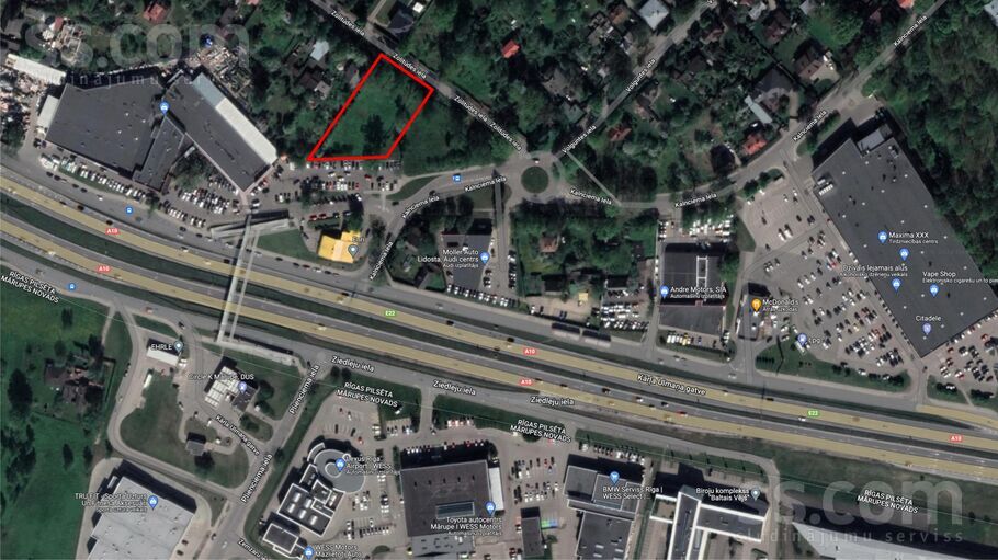 Zolitūdes 109, Rīga — zeme