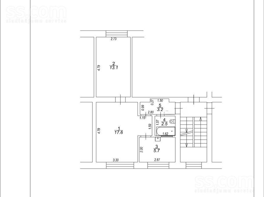Rūpnīcas 21, Liepa, Cēsis un raj., Liepas pag. — dzivoklis