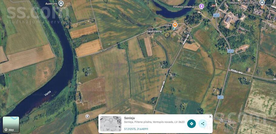 Senleja, Ventspils un raj., Piltenes l. t. — zeme