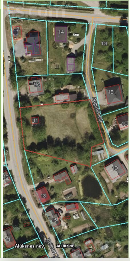 Helēnas iela 11, Alūksne un raj., Alūksne — zeme