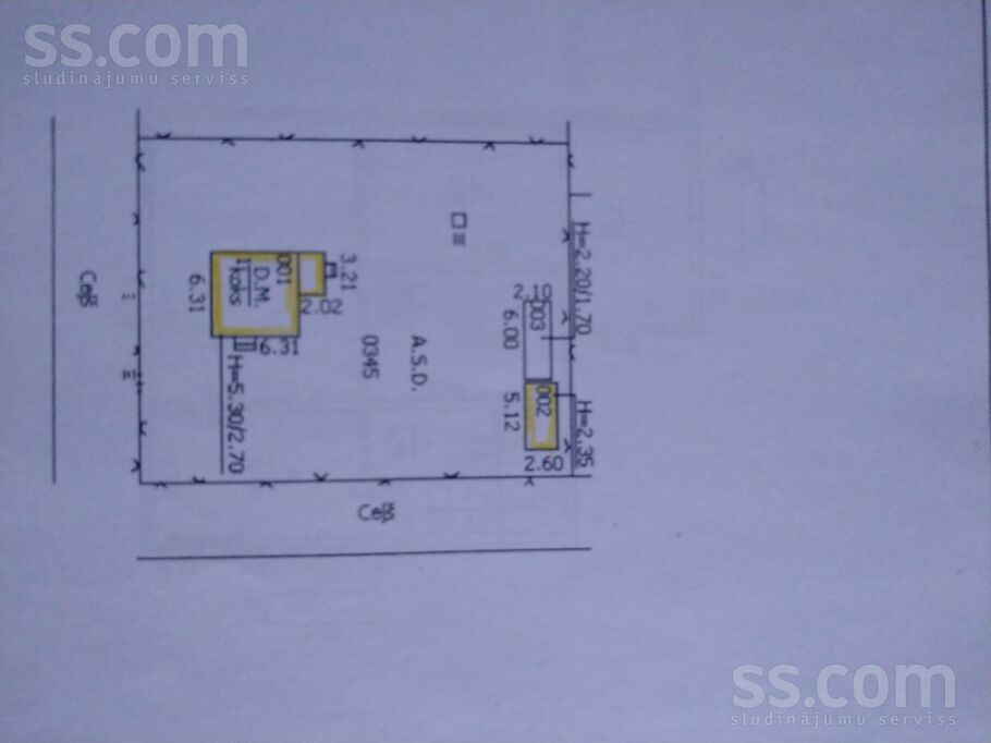 Stars 60, Dāvi, Rīgas rajons, Olaines pag. — maja