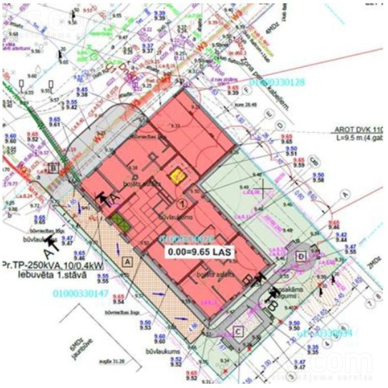 Dainas 8, Rīga — zeme