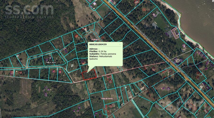 Evas, Kaltene, Talsi un raj., Rojas pag. — zeme