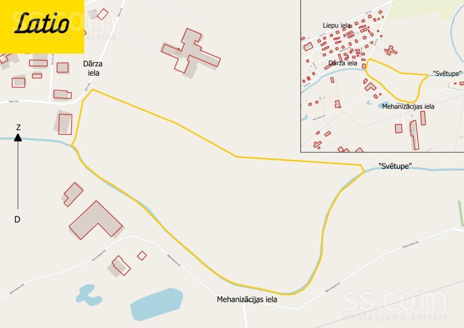 Dārza 24a, Limbaži un raj., Salacgrīva — zeme