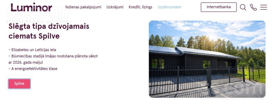 Elizabetes 35, Spilve, Rīgas rajons, Babītes pag. — maja