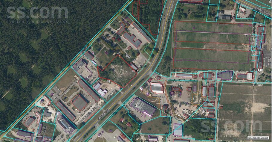 Ulbrokas 33, Rīga — zeme