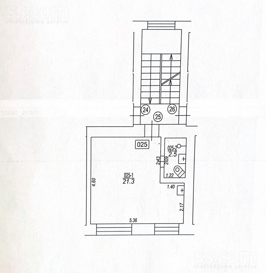 Pētera 3, Ventspils un raj., Ventspils — dzivoklis
