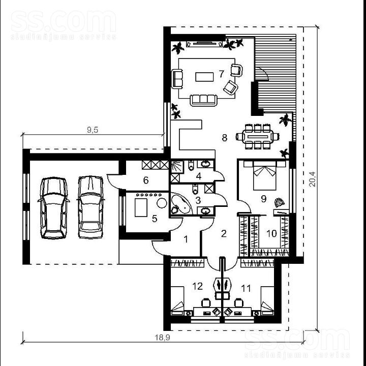 Rumbiņas 12, Ogre un raj., Lielvārde — maja
