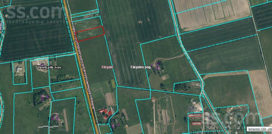 Mārsili, Tārgale, Ventspils un raj., Tārgales pag. — zeme