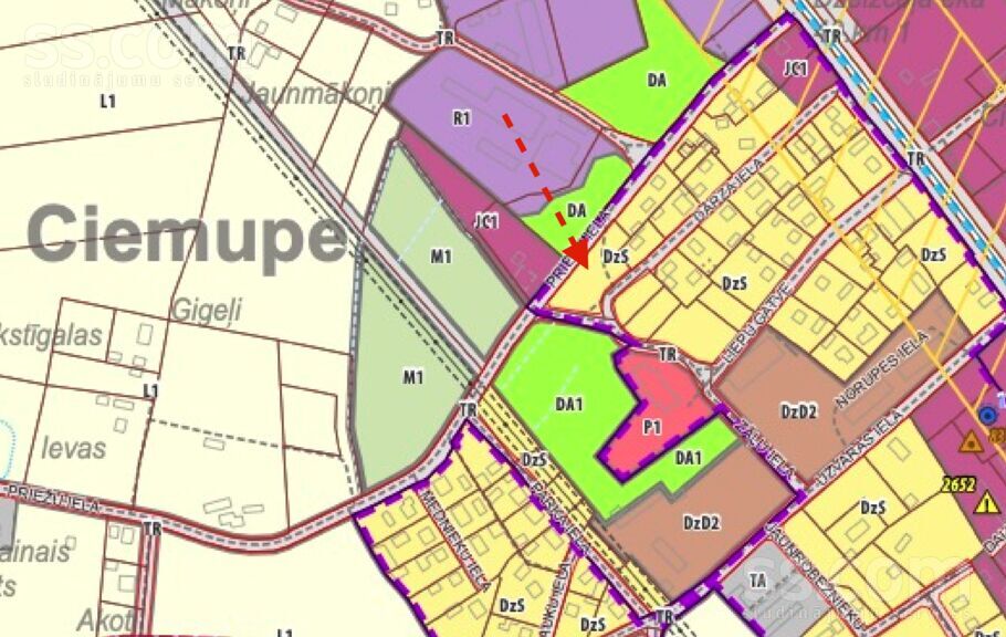 Priežu iela 11, Ciemupe, Ogre un raj., Ogresgala pag. — zeme