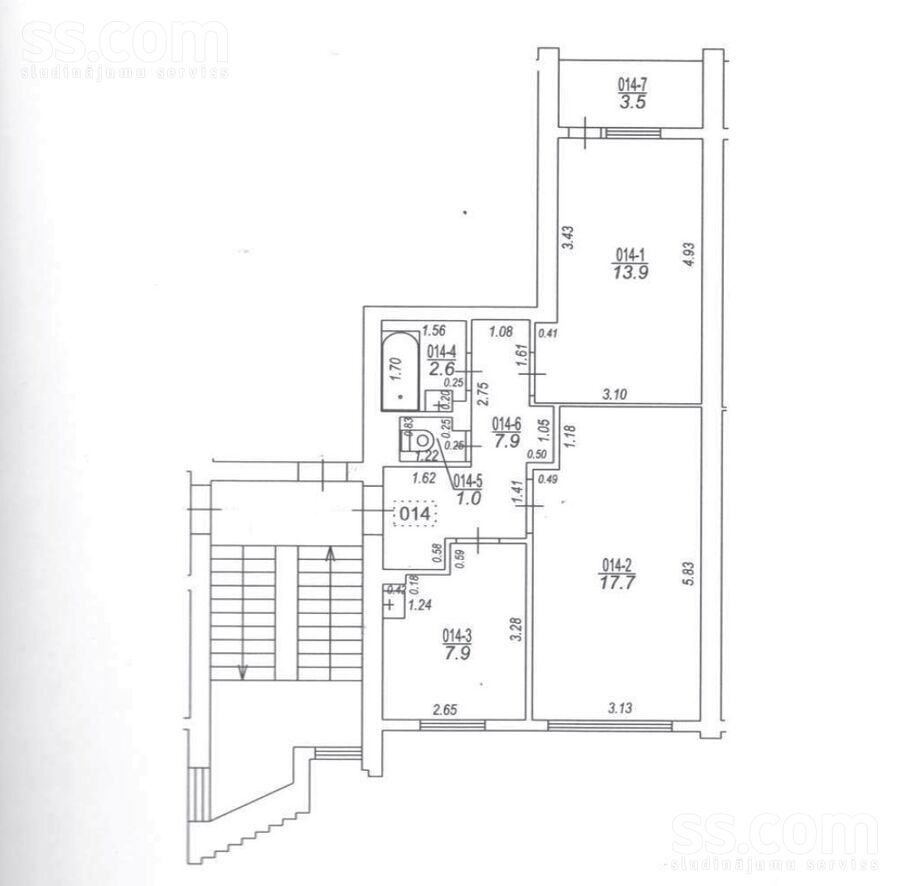 Celtnieku 5, Ventspils un raj., Ventspils — dzivoklis