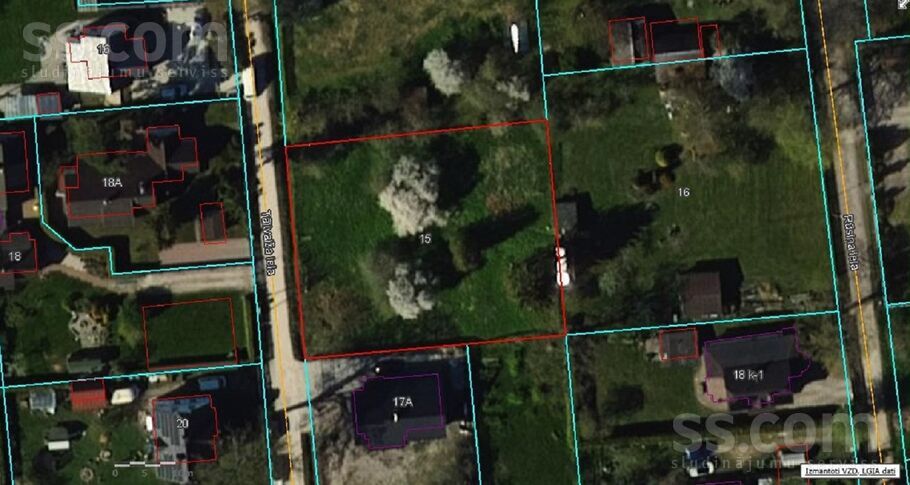 Tālivalža 15, Jūrmala — zeme