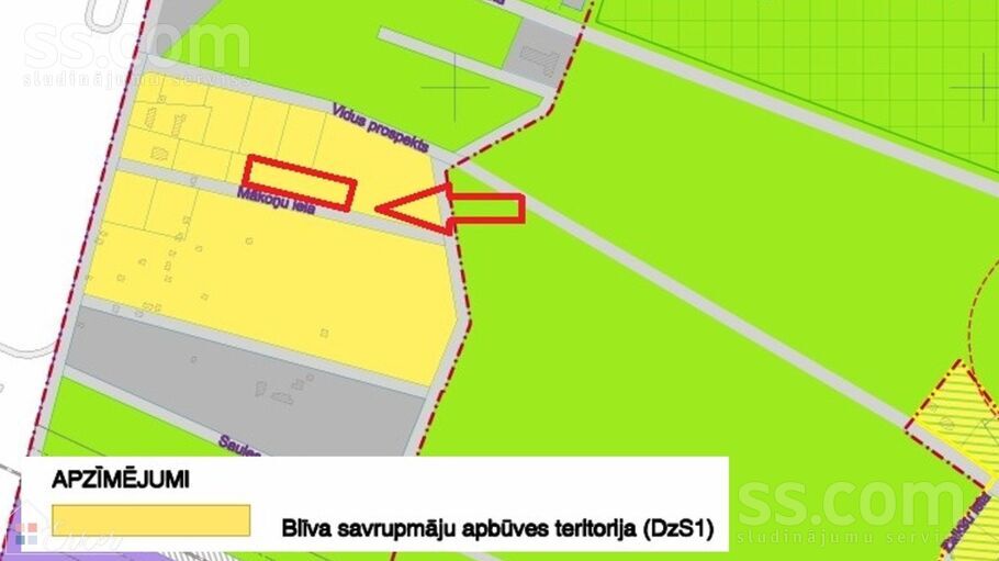 Mākoņu 5, Ogre un raj., Ogre — zeme