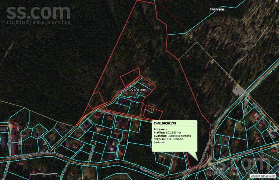 Vārpas iela 10, Ogre un raj., Ogre — zeme